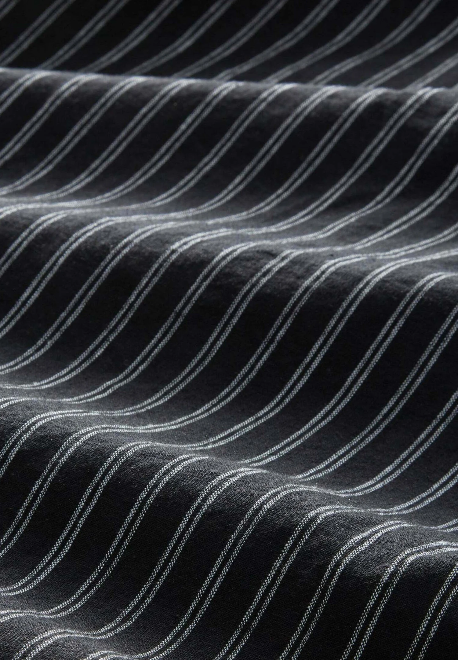 TOM TAILOR Denim Mit Stehkragen - Overhemd - Black Stripe 8 TOM TAILOR Denim Mit Stehkragen - Overhemd - Black Stripe - Afbeelding 6