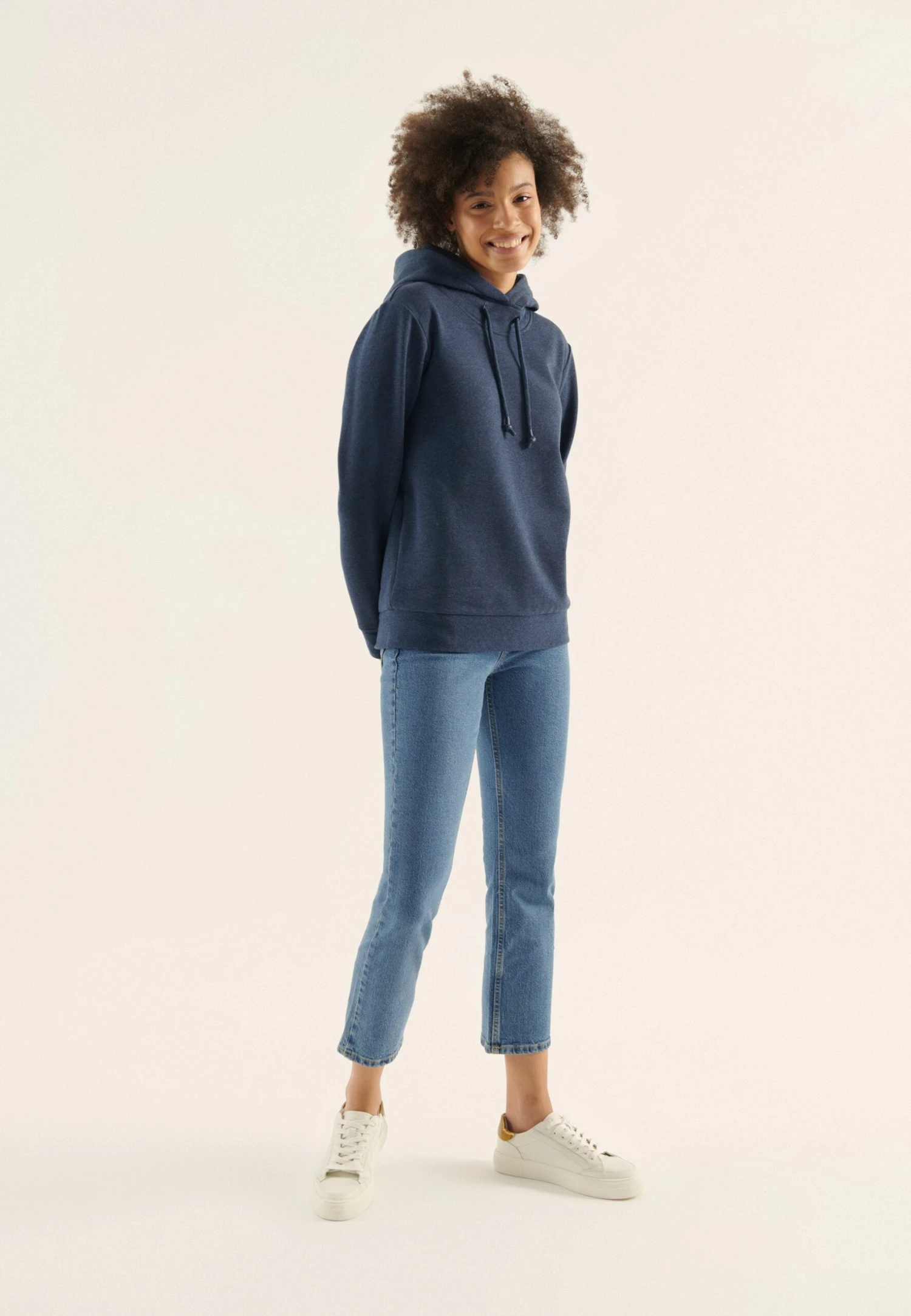Anna Field Hoodie - Dark Blue/Mottled Blue 6 Anna Field Hoodie - Dark Blue/Mottled Blue - Afbeelding 4