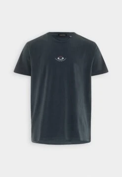 Kaotiko Washed Free Your Mind Unisex - T-Shirt Print - Navy -Beste Kleding Winkel 58d7d366f6484c3fbd91d3d5983695ba