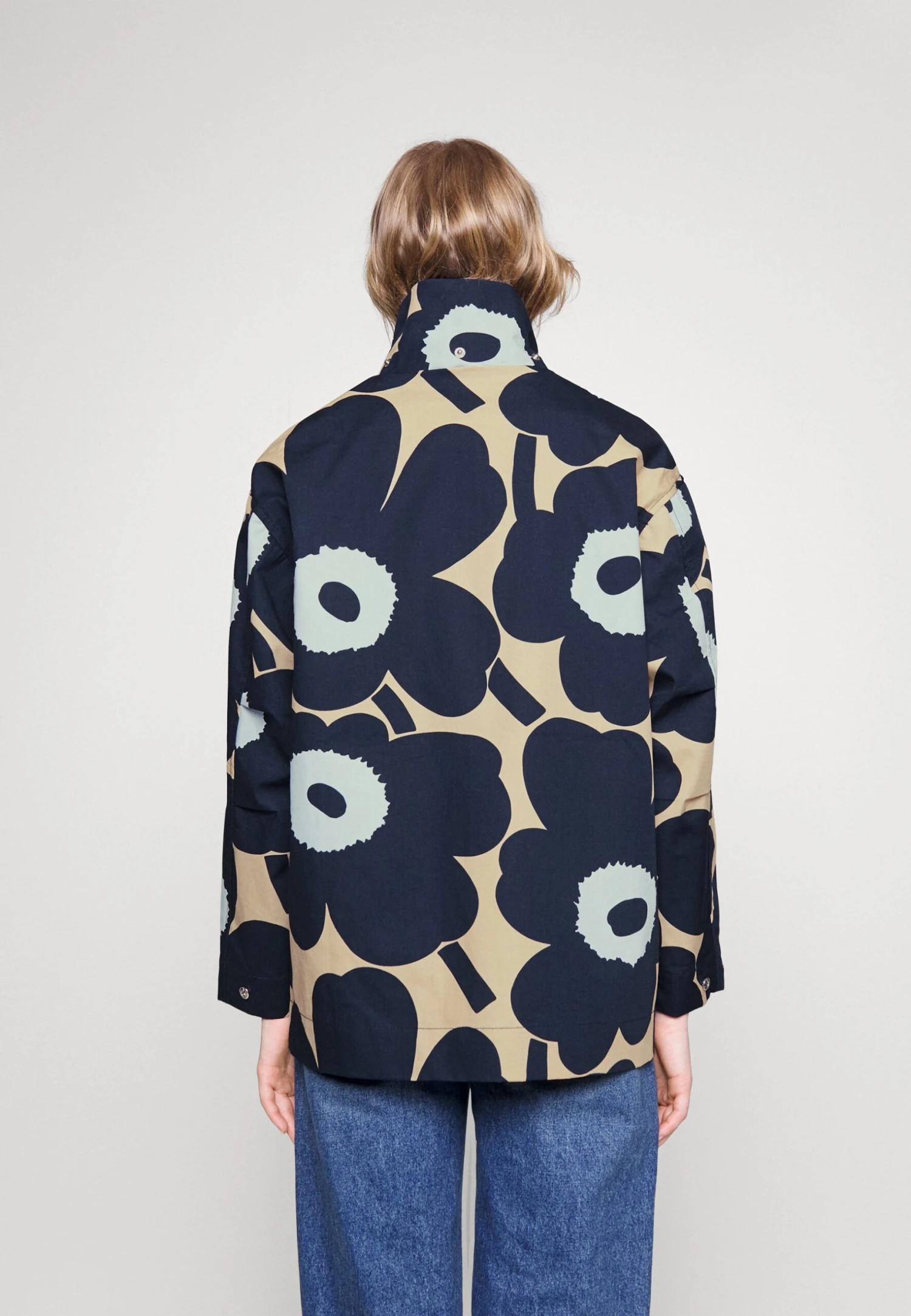 Marimekko Magna Unikko Coat - Parka - Dark Blue, Light Yellow 6 Marimekko Magna Unikko Coat - Parka - Dark Blue, Light Yellow - Afbeelding 4