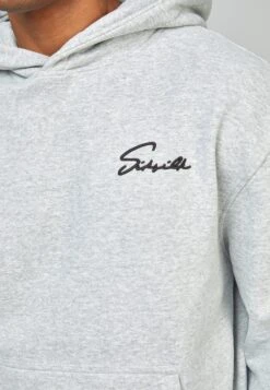 SikSilk Script Embroidery- Hoodie - Grey Marl 10 SikSilk Script Embroidery- Hoodie - Grey Marl -Beste Kleding Winkel 5b75a3b19add468cb15ccf9258182333