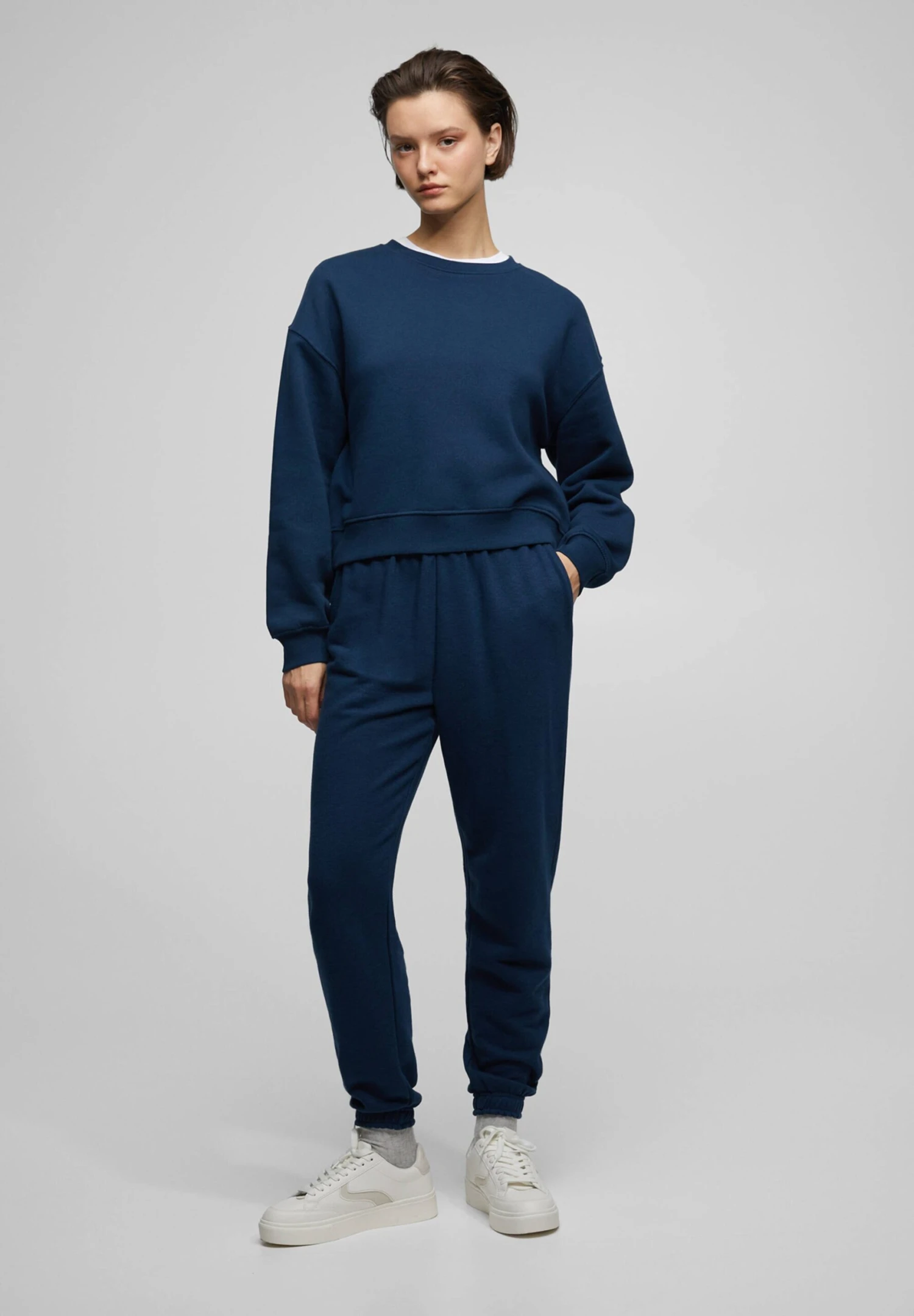 PULL & BEAR Set - Sweater - Dark Blue 3 PULL & BEAR Set - Sweater - Dark Blue