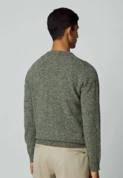 Hackett London Lw Mouline Crew - Trui - Green Taupe -Beste Kleding Winkel 5d8c3f00f47c4525bb0445b76922e32d