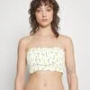 Seafolly Summer Crush Shirred Long Line Bandeau - Bikinitop - Off-White -Beste Kleding Winkel 5fe43edad53a4ad79e0d2182d47e1e46