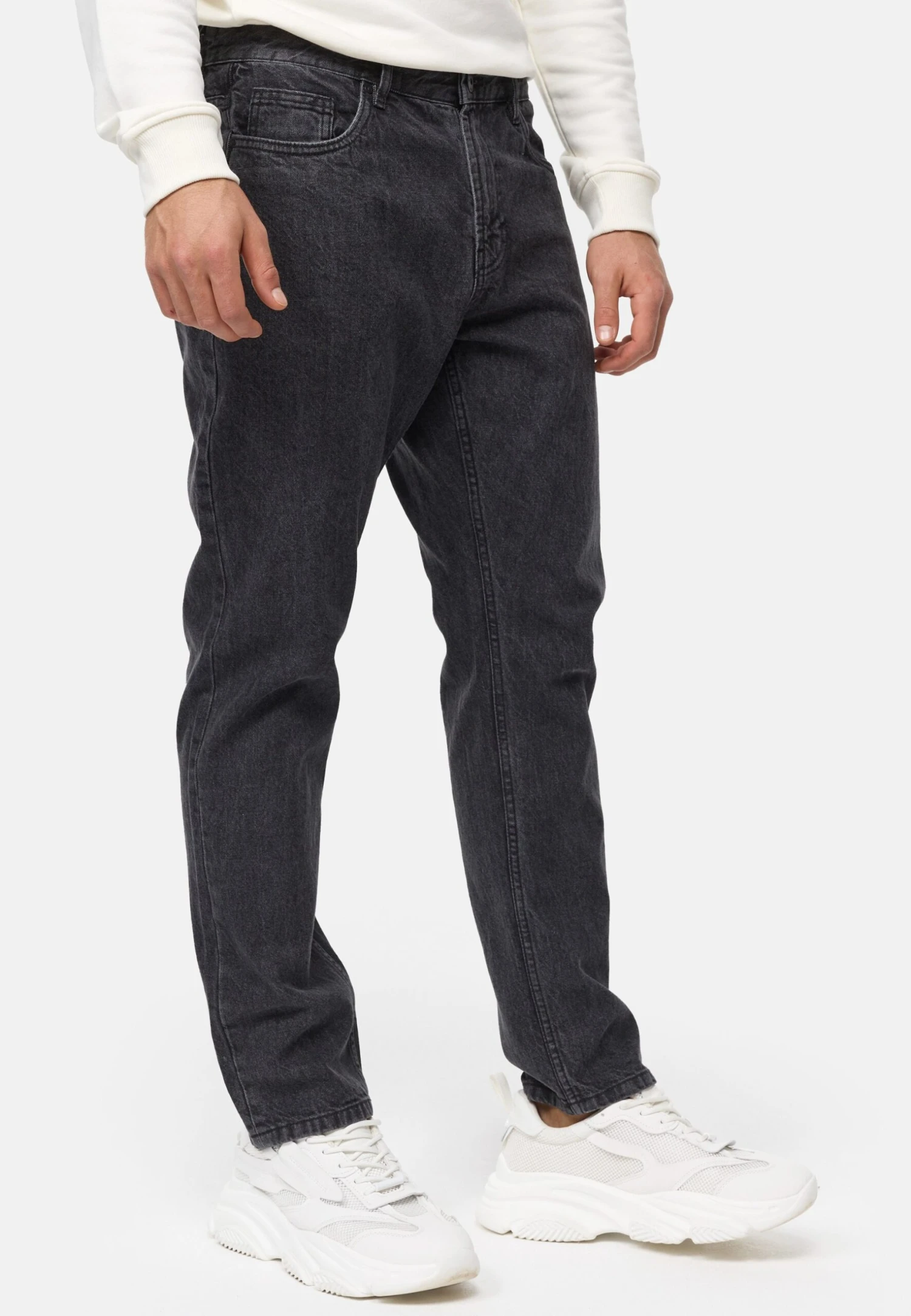Indicode Jeans Incobra - Straight Leg Jeans - Black 6 Indicode Jeans Incobra - Straight Leg Jeans - Black - Afbeelding 4