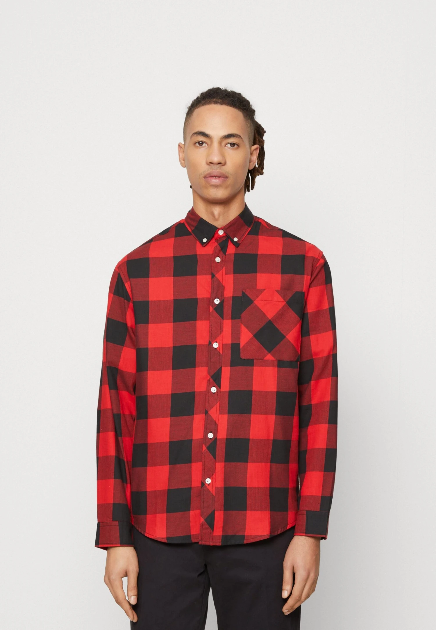 Redefined Rebel Owen Shirt - Overhemd - Fiery Red 3 Redefined Rebel Owen Shirt - Overhemd - Fiery Red