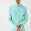 Next Premium Zip Neck- Trui - Mint Green