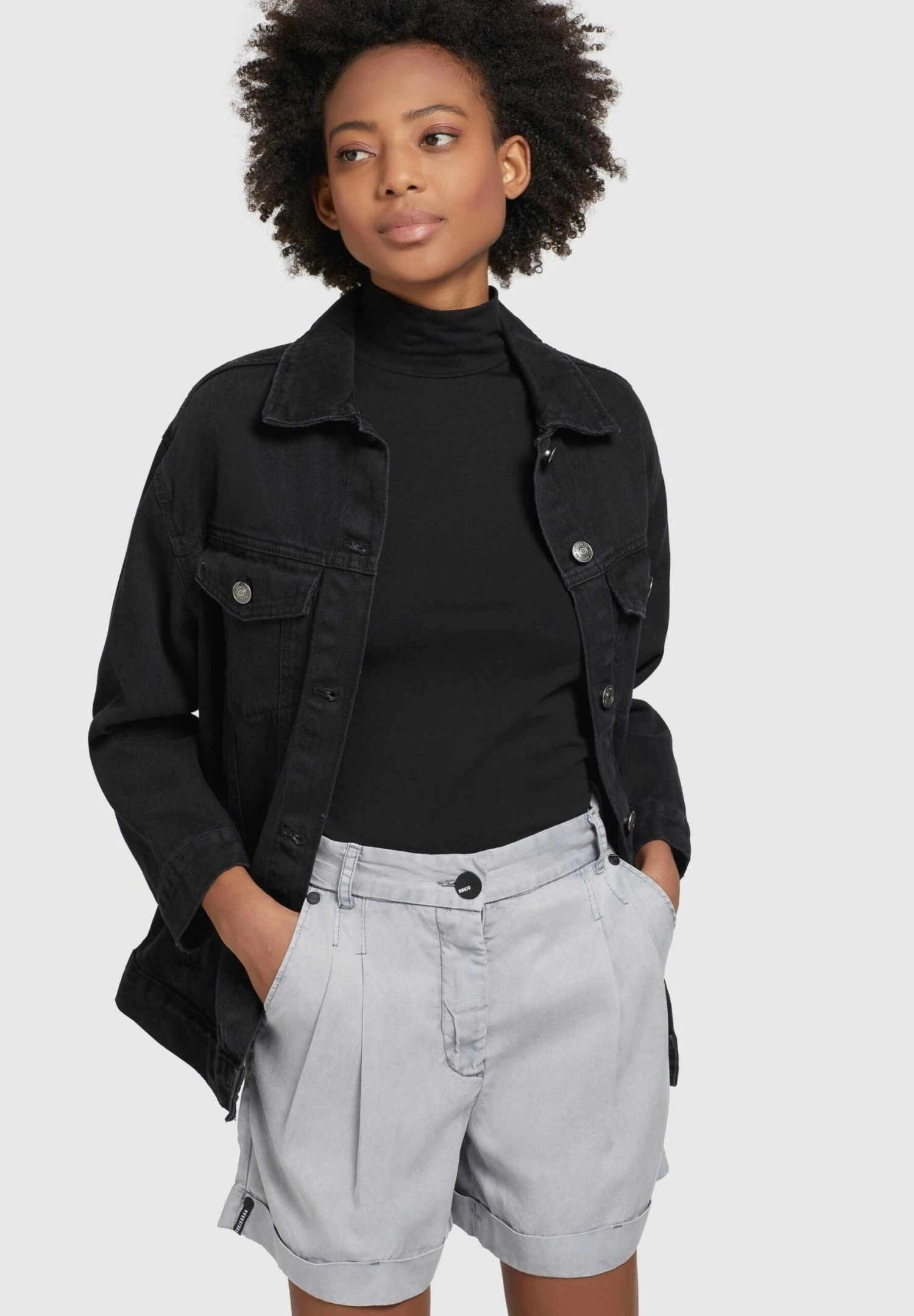 Khujo Elida - Shorts - Grey 7 Khujo Elida - Shorts - Grey - Afbeelding 5