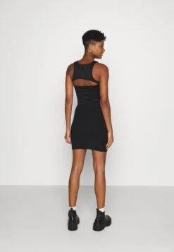 Even&Odd Basic Mini Ribbed Skirt - Kokerrok - Black -Beste Kleding Winkel 65cb68f6cbb74e00a56ec984a5b74be9