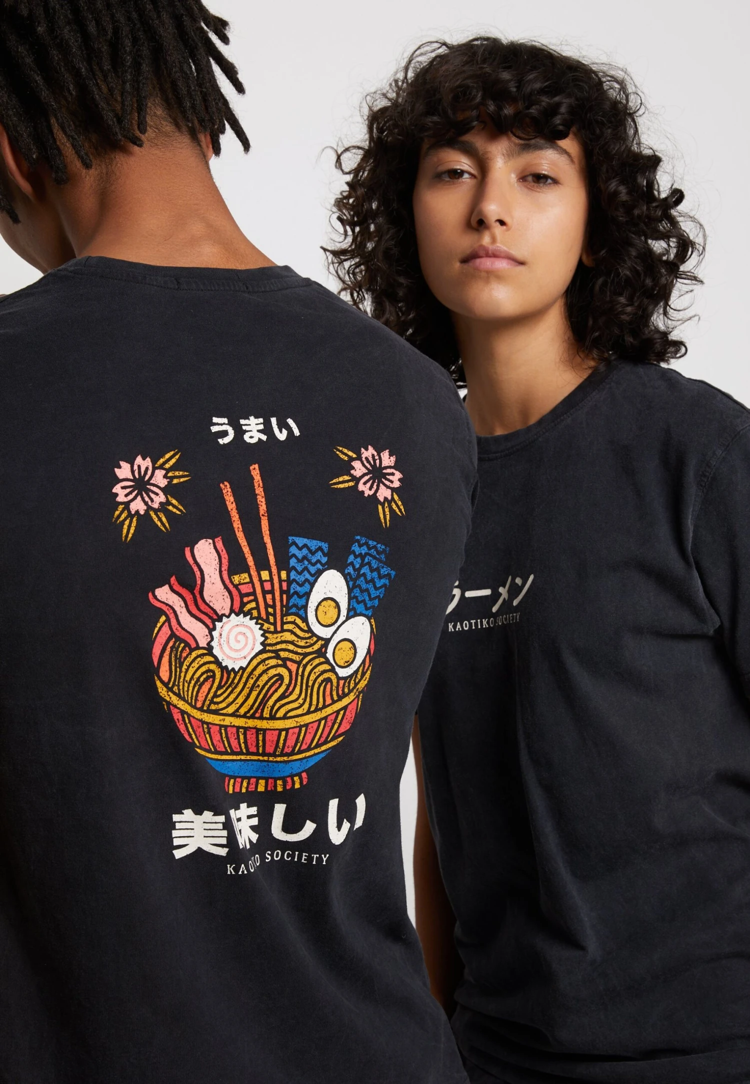 Kaotiko Washed Ramen - T-Shirt Print - Black 7 Kaotiko Washed Ramen - T-Shirt Print - Black - Afbeelding 5