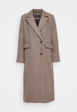 Vero Moda Vmvenetavega Long Wool Coat - Mantel - Chocolate Chip/Solid -Beste Kleding Winkel 77020b65cef64fedb8e59063442dc66a