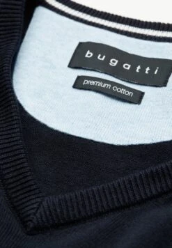 Bugatti V-Neck - Trui - Marine -Beste Kleding Winkel 7a61924097554df9bf15c694f95f598d