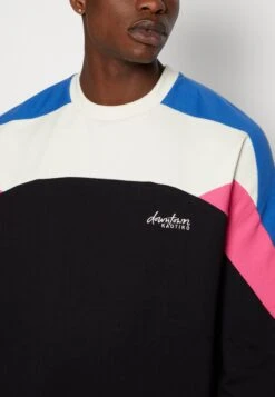 Kaotiko Crew Dru Unisex - Sweater - Ivory/Black/Royal/Fuxia -Beste Kleding Winkel 7ab595f3316e450499dd18dbf504ae28