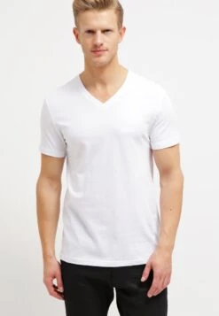 Pier One 2 Pack - T-Shirt Basic - White/Black -Beste Kleding Winkel 8066a9261cdb42d7b70a84fa351a4764