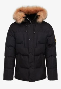 Oshawa Puffer Parka Jacket - Winterjas - Black -Beste Kleding Winkel 80a109ed6c1c4001b0d5ce7428b09ef9