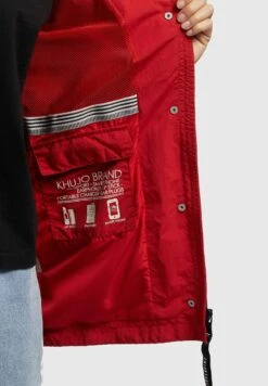 Khujo Caima2 - Parka - Rot -Beste Kleding Winkel 81f2c3c5069540eeb2a2912c949c6a73