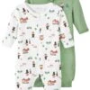 NAME IT Nbmnightsuit Zip Firefighter 2 Pack - Body - Green -Beste Kleding Winkel 8285b3d3ef974d3e959f5bef32cc26f8