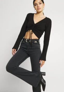 Lee Breese - Flared Jeans - Washed Black -Beste Kleding Winkel 82a30d265d7b4922abf228ae3db9b454