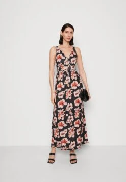 Anna Field Maxi-Jurk - Black/Pink/Multicoloured -Beste Kleding Winkel 82b1ce8973b54d8c977f3db9ae1240f8