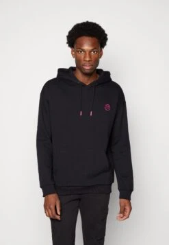 YOURTURN Embroidered Text Hoodie Unisex - Hoodie - Black -Beste Kleding Winkel 831f28d556604900b99533bf068001a6