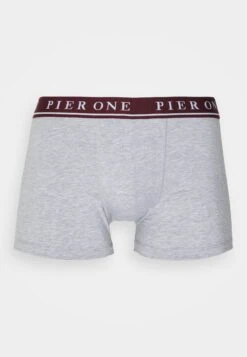 Pier One 5 Pack - Onderbroeken - Bordeaux/Mottled Grey -Beste Kleding Winkel 8798162d0ce745f0998190a914ff7dd6