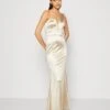 Wal G Evalina One Sleeve Maxi - Galajurk - Champagne -Beste Kleding Winkel 87cf0a397b6f4466959f0b6eb08c346f