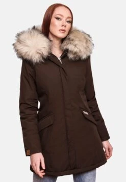 Navahoo Cristal - Winterjas - Dark Choco -Beste Kleding Winkel 88ab74cad0cb4f108fbb6282631ccd18