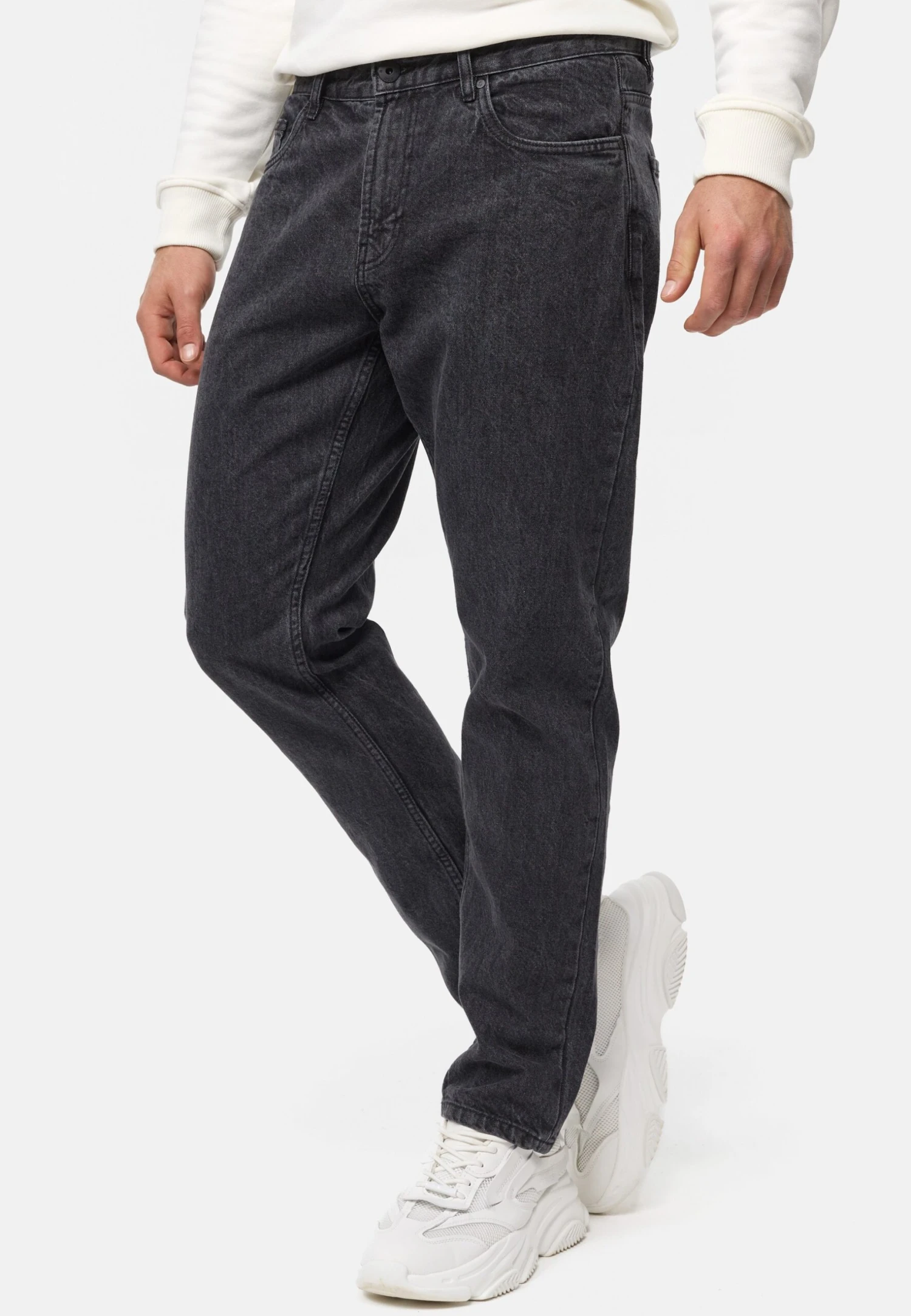 Indicode Jeans Incobra - Straight Leg Jeans - Black 7 Indicode Jeans Incobra - Straight Leg Jeans - Black - Afbeelding 5