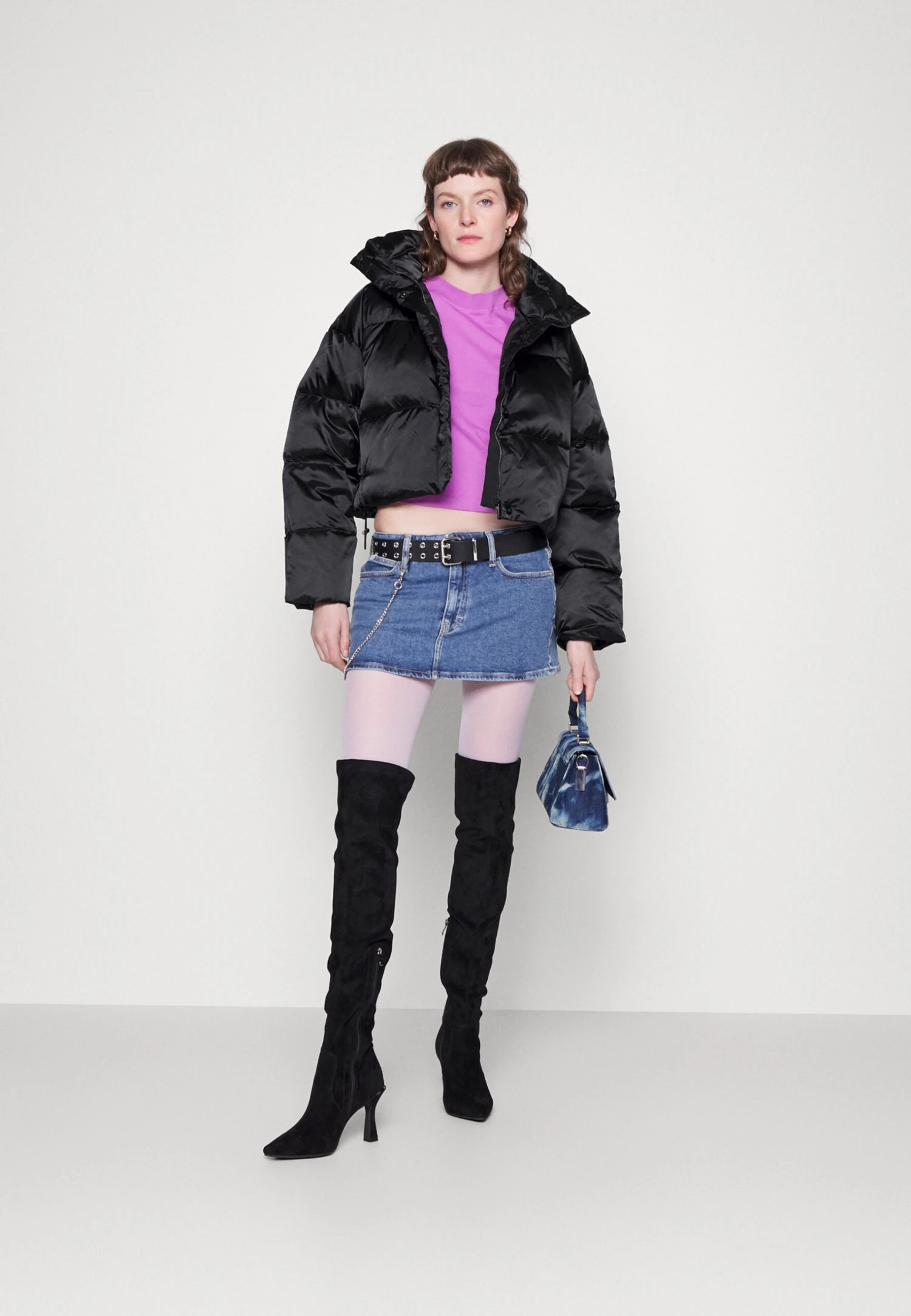 Calvin Klein Shine Puffer Down Coat - Gewatteerde Jas - Black 4 Calvin Klein Shine Puffer Down Coat - Gewatteerde Jas - Black - Afbeelding 2