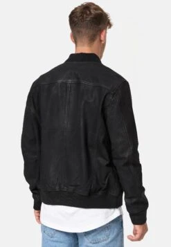 Indicode Jeans Captain - Leren Jas - Black -Beste Kleding Winkel 8cb4da1dd2d743828c9322e7d6a05904