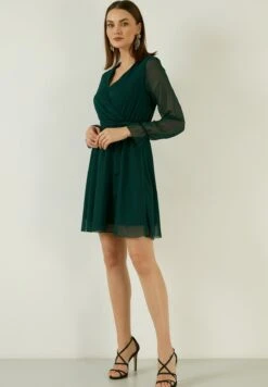 LELA Mini- Jurk - Petrol Blue 11 LELA Mini- Jurk - Petrol Blue -Beste Kleding Winkel 8d8cc3759043454b8467934ba98d785a