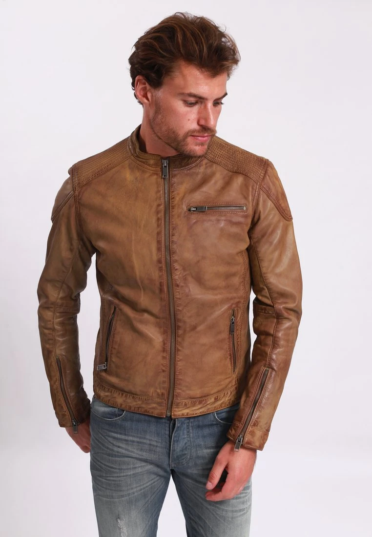 Lee Cooper Bertin - Leren Jas - Vintage Cognac 3 Lee Cooper Bertin - Leren Jas - Vintage Cognac