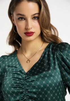 Faina Naemi - Blouse - Grün -Beste Kleding Winkel 9018833b61154ca795915162d6a5c417