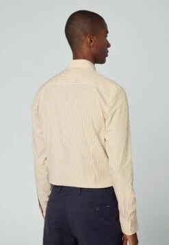 Hackett London Essential Bengal Stripe - Overhemd - White Yelow -Beste Kleding Winkel 9204d985ce4a4de09d9b58fb15d014b2