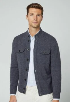 Hackett London Chest Pocket Fb - Vest - Charcoal Grey -Beste Kleding Winkel 9341542551b14631ab3fe3d99d088383