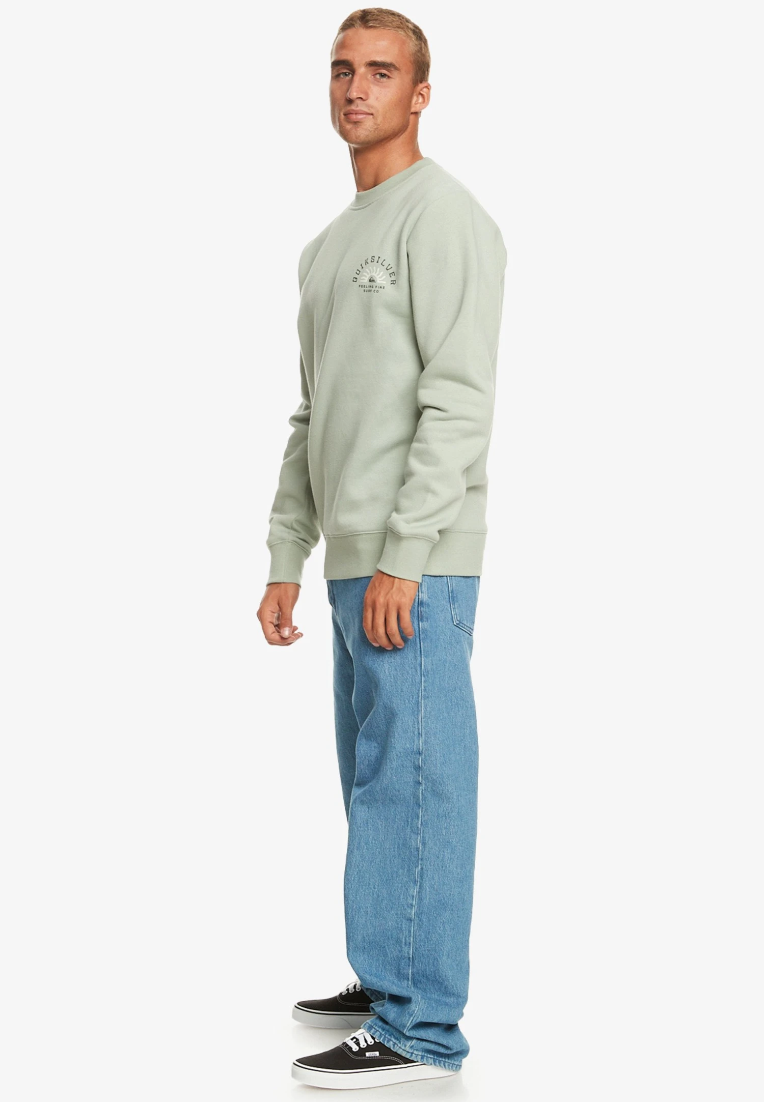 Quiksilver Surf EarthOtlr Tjl0 - Sweater - Iceberg Green 4 Quiksilver Surf EarthOtlr Tjl0 - Sweater - Iceberg Green - Afbeelding 2