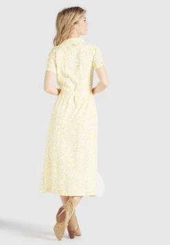 Khujo Goya - Blousejurk - Gelb-Weiß Geblümt -Beste Kleding Winkel 940f2d1b8487423b82d6249f1e56844d
