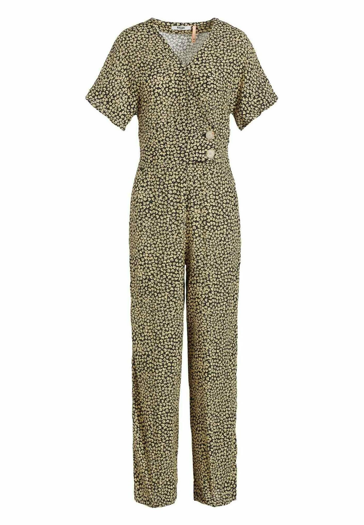 Khujo Borgia - Jumpsuit - Schwarz-Gelb Geblümt 10 Khujo Borgia - Jumpsuit - Schwarz-Gelb Geblümt - Afbeelding 8