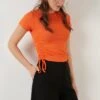 LELA Slim Fit - Blouse - Orange Color