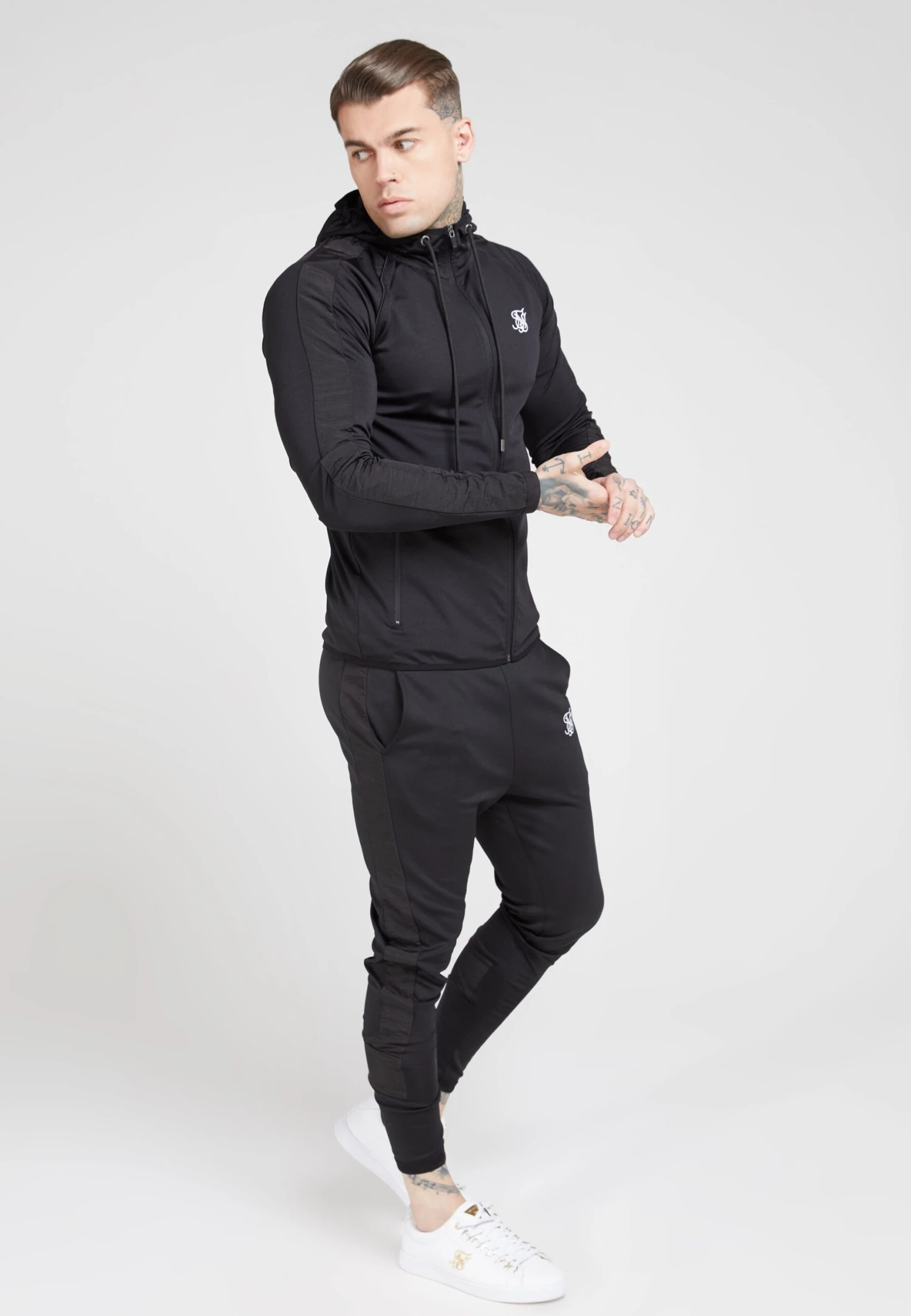 SikSilk Creased Pants - Trainingsbroek - Black 4 SikSilk Creased Pants - Trainingsbroek - Black - Afbeelding 2