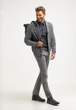 Pier One Vest - Dark Grey Melange -Beste Kleding Winkel 9a088d2c532449e899aaa7f8f07949a5