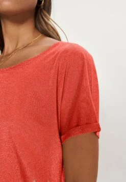 Mos Mosh Kay Tee - T-Shirt Basic - Burnt Ochre -Beste Kleding Winkel 9b4e1209f78c49ef8443629c0112700a