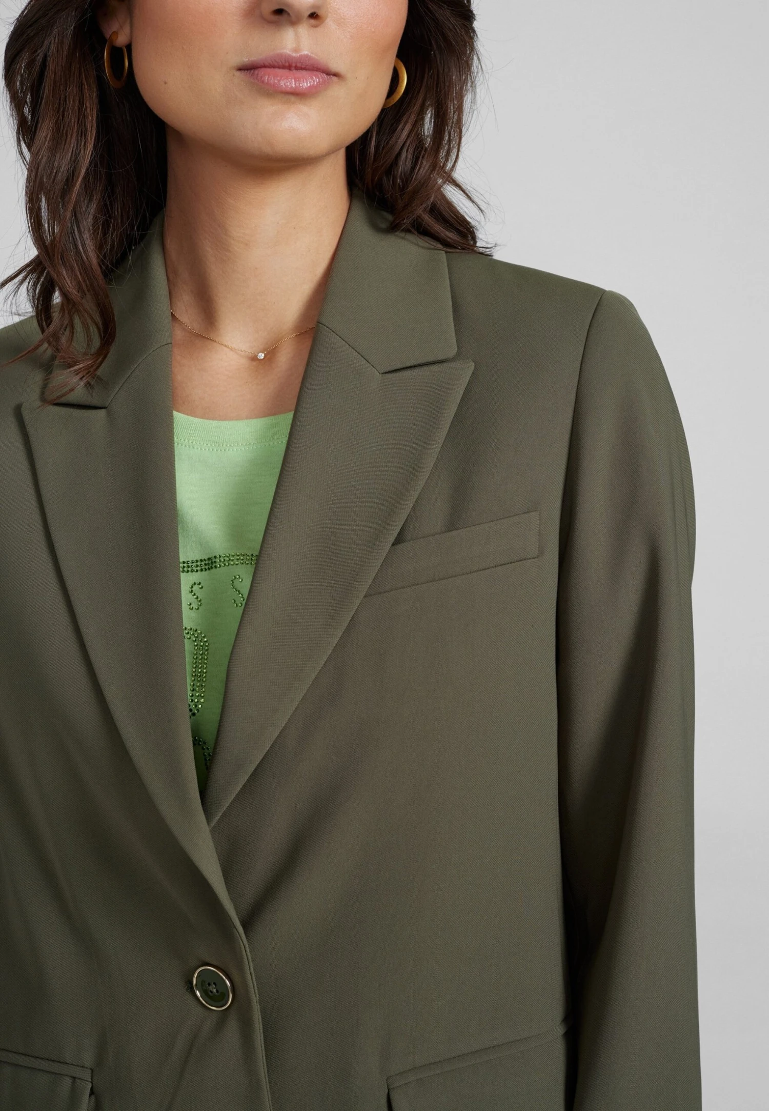 Mos Mosh Bine Leia - Blazer - Olive Night 6 Mos Mosh Bine Leia - Blazer - Olive Night - Afbeelding 4