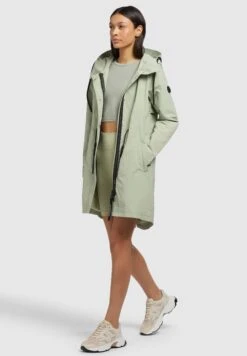 Khujo Adda - Halflange Jas - Blassgrün -Beste Kleding Winkel a3ca60f509bd45b1bfb86a38aea3342d