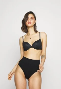 Anna Field 2Pp High Waist Thong - String - Black -Beste Kleding Winkel a445742073d54b29ad603d96bf5cfa73