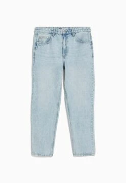 BERSHKA Vintage - Straight Leg Jeans - Light Blue -Beste Kleding Winkel a46941b5dba5475392e7ea4566d2baa4