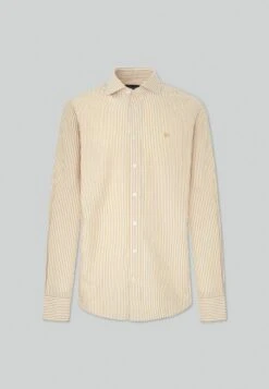 Hackett London Essential Bengal Stripe - Overhemd - White Yelow -Beste Kleding Winkel a75a3b1f779940679285870353c32a45
