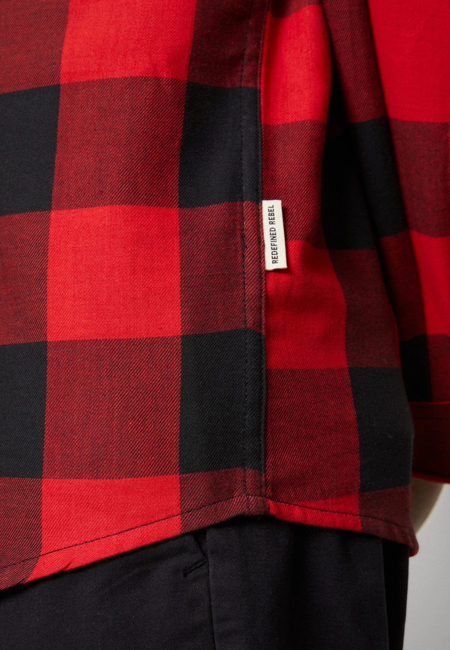 Redefined Rebel Owen Shirt - Overhemd - Fiery Red 8 Redefined Rebel Owen Shirt - Overhemd - Fiery Red - Afbeelding 6