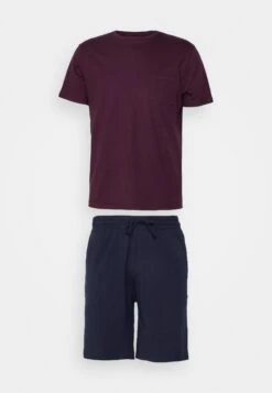 Pier One Pyjama - Dark Blue/Bordeaux -Beste Kleding Winkel b2f14588a60742cf921b03381d5dcec9