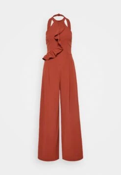 Wal G Penelope Frill - Jumpsuit - Burnt Orange -Beste Kleding Winkel b5cb881c2e494d82afb3d891575c9a1b